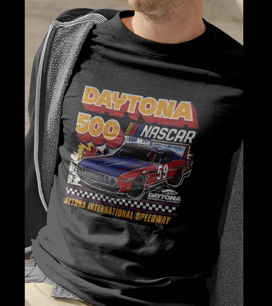 Daytona 500 NASCAR Race Car 59 Daytona International Speedway T-Shirt