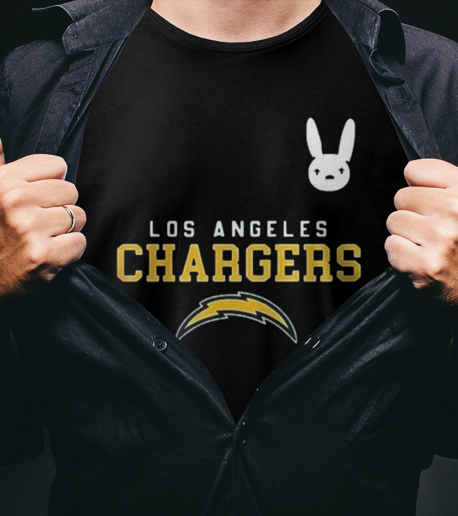 Los Angeles Chargers DTMF Bad Bunny Collaboration T-Shirt
