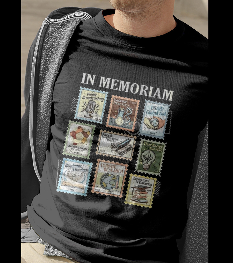 USAID Global Aid Diversity Equity Inclusion Free Independent Press Clear Energy Funding Academic Freedom Climate Research Department Of Education T-Shirt