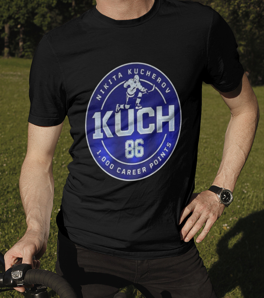 Nikita Kucherov KUCH 86 1000 Career Points T-Shirt