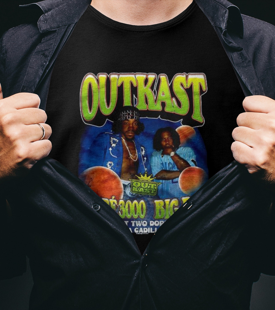 OutKast André 3000 Big Boi It's Just Two Dope Boys In A Cadillac T-Shirt