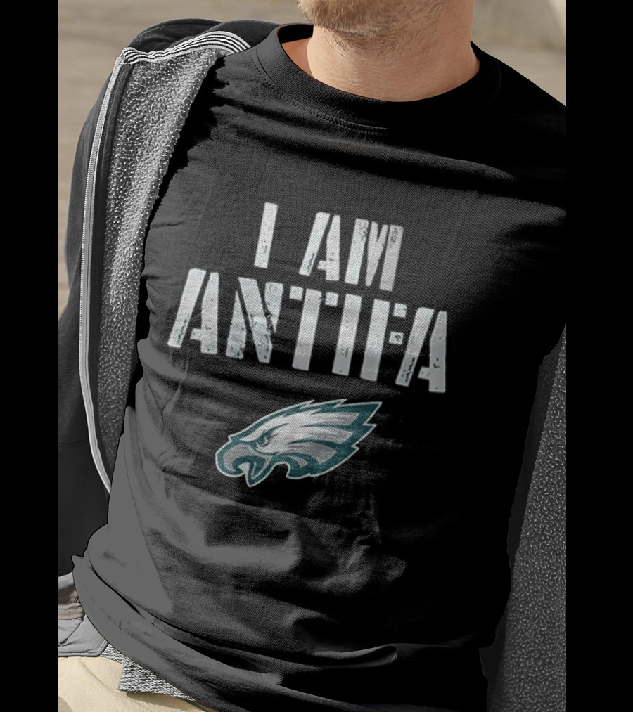 Philadelphia Eagles I Am Antifa Against Fascism T-Shirt