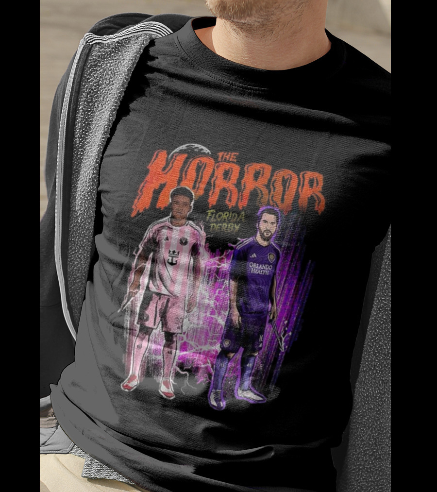 Florida Derby Horror Halloween With Miami And Orlando Players T-Shirt