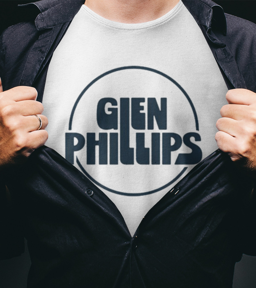 Glen Phillips Retro Circle Design T-Shirt