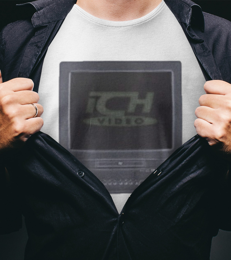 ICHpig Vintage TV Screen Iconic Design T-Shirt
