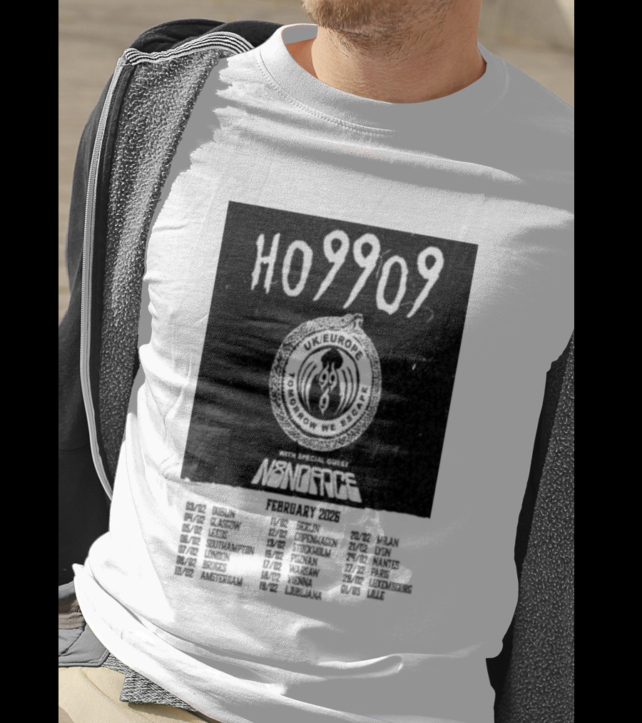 H09202 Monstercat Uncaged UK Europe February 2026 Tour T-Shirt