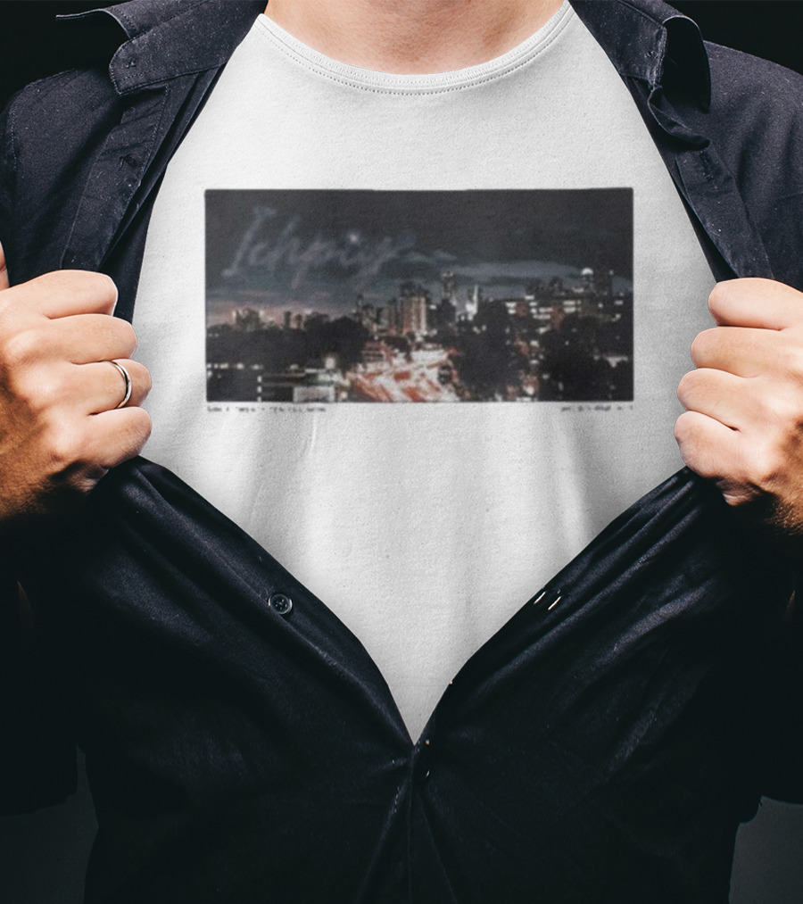Ichpig Skyline Urban Night Cityscape T-Shirt
