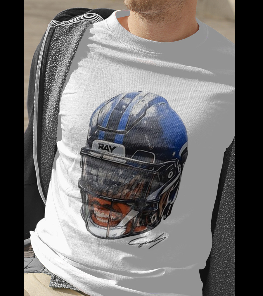 Zay Flowers Big Face Helmet Ravens Football T-Shirt