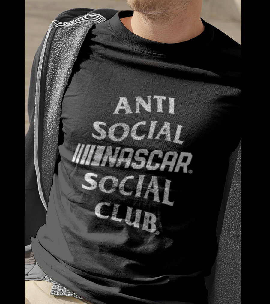 Anti Social Social Club NASCAR Collaboration Speed Graphic T-Shirt