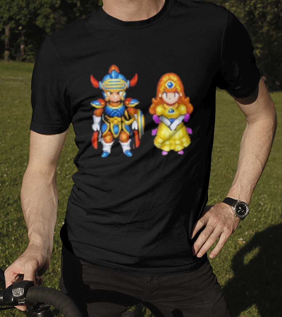 Dragon Quest I & II HD-2D Remake Hero And Princess Character Graphics T-Shirt