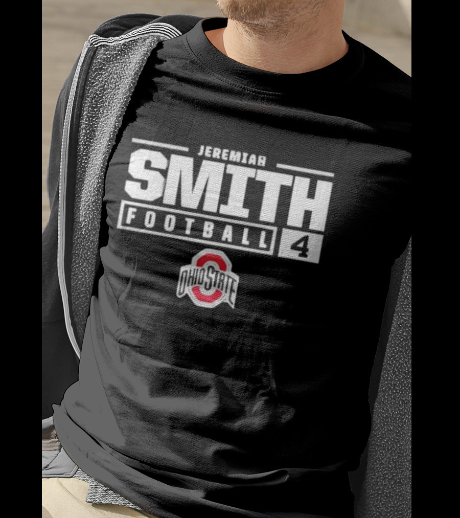 Jeremiah Smith Football 4 Ohio State Buckeyes T-Shirt