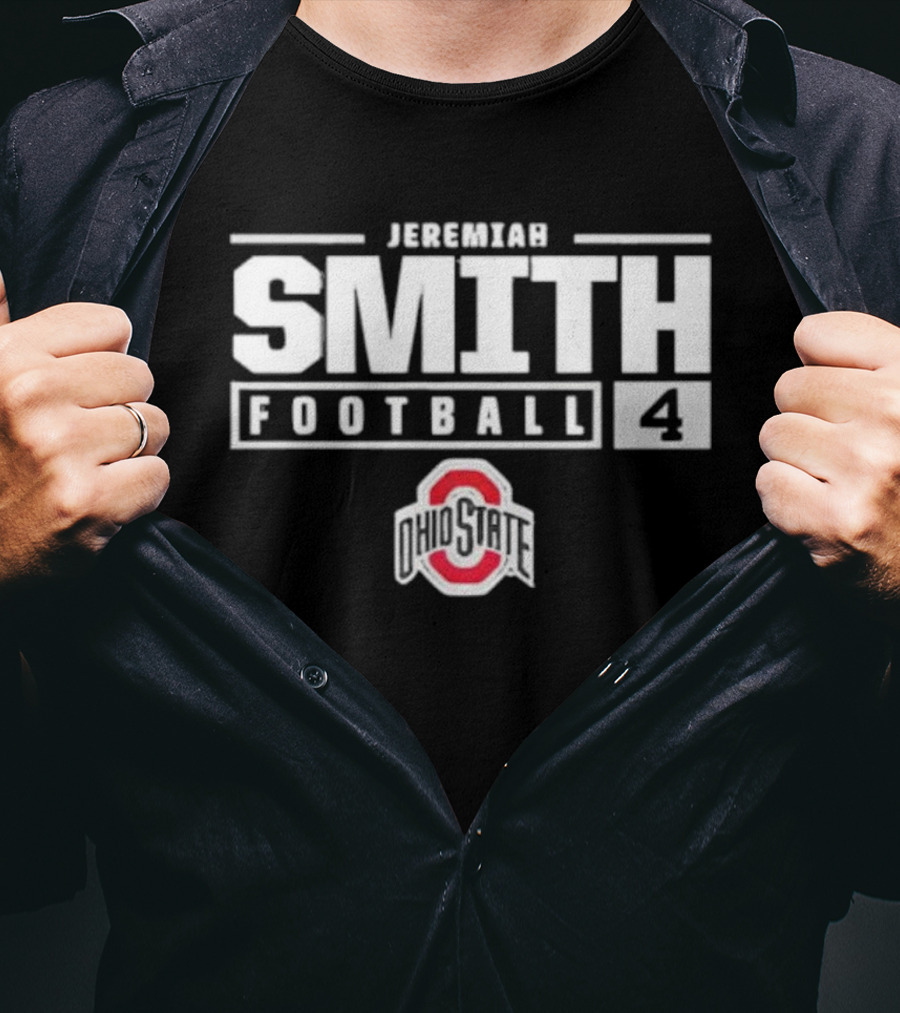 Jeremiah Smith Football 4 Ohio State Buckeyes T-Shirt