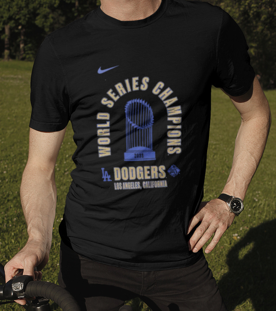 Nike Los Angeles Dodgers 2025 World Series Champions California T-Shirt