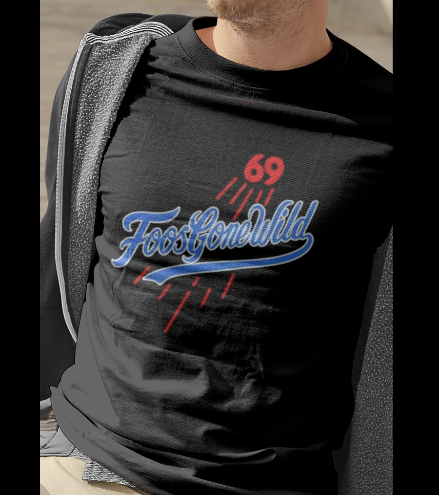 Foos Gone Wild 69 Los Angeles Dodgers Saca LA Bolsita T-Shirt