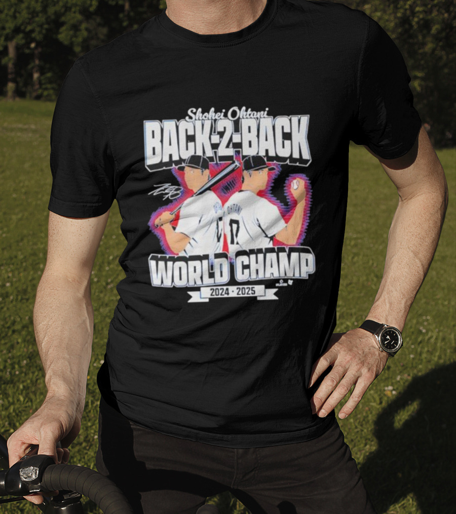 Shohei Ohtani Back-2-Back World Champ 2024 2025 T-Shirt