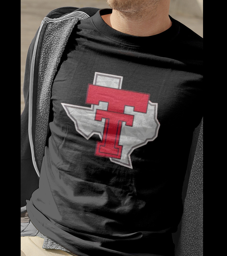 Texas Tech Red Raider Galvanized Pride State Emblem T-Shirt