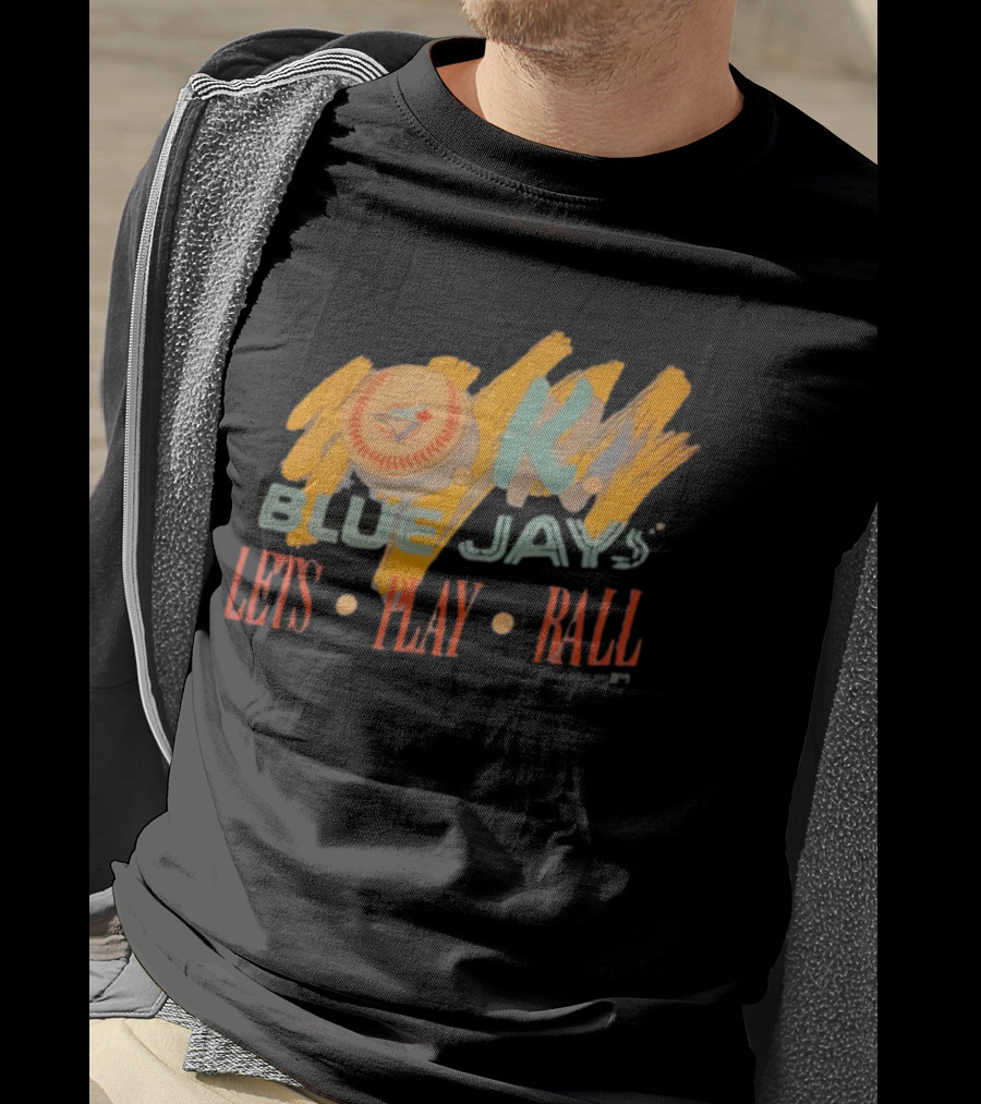 Toronto Blue Jays OK Lets Play Ball Vintage Retro Style T-Shirt