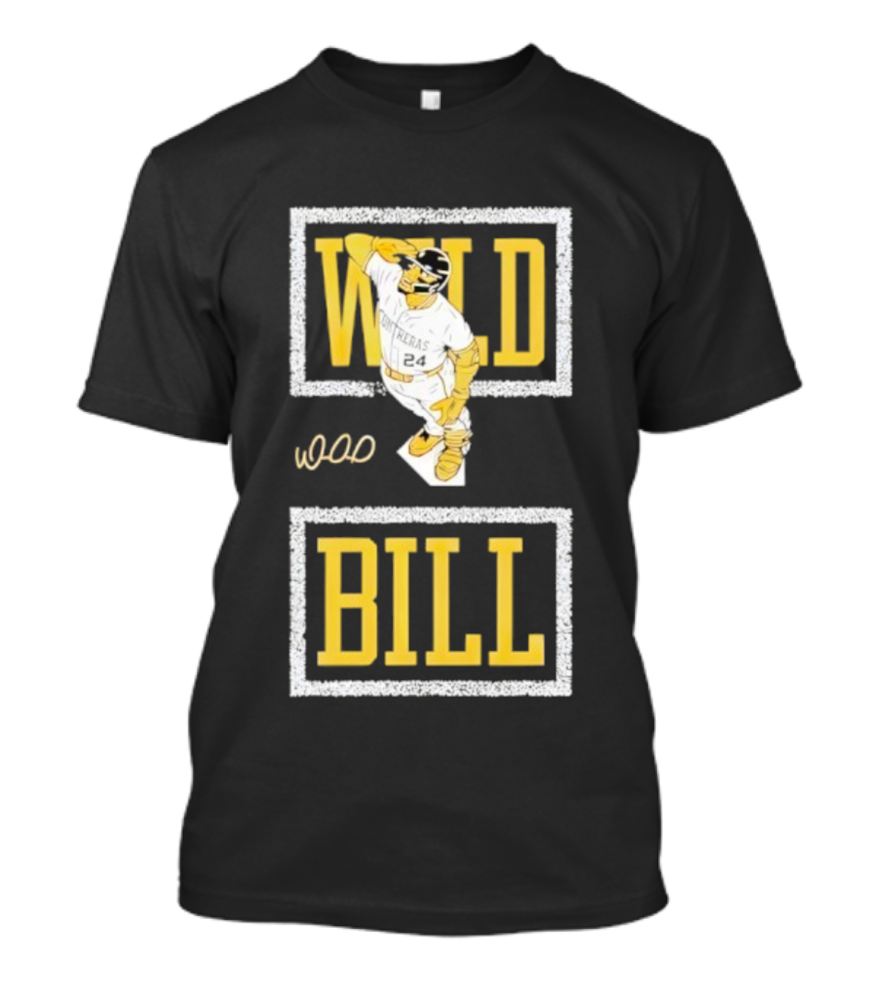 William Contreras Wild Bill Salute Milwaukee Brewers Baseball Signature T-Shirt