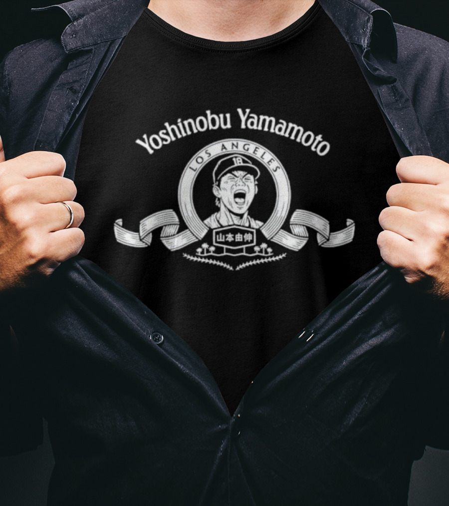 Yoshinobu Yamamoto Los Angeles Dodgers 18 Baseball Player Iconic Emblem T-Shirt