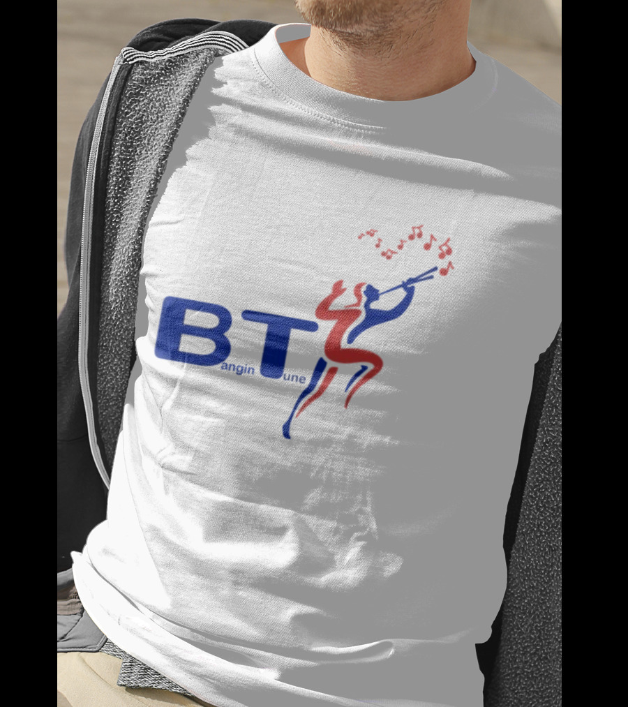 BT Bangin Tune Music Notes Jazz Player T-Shirt