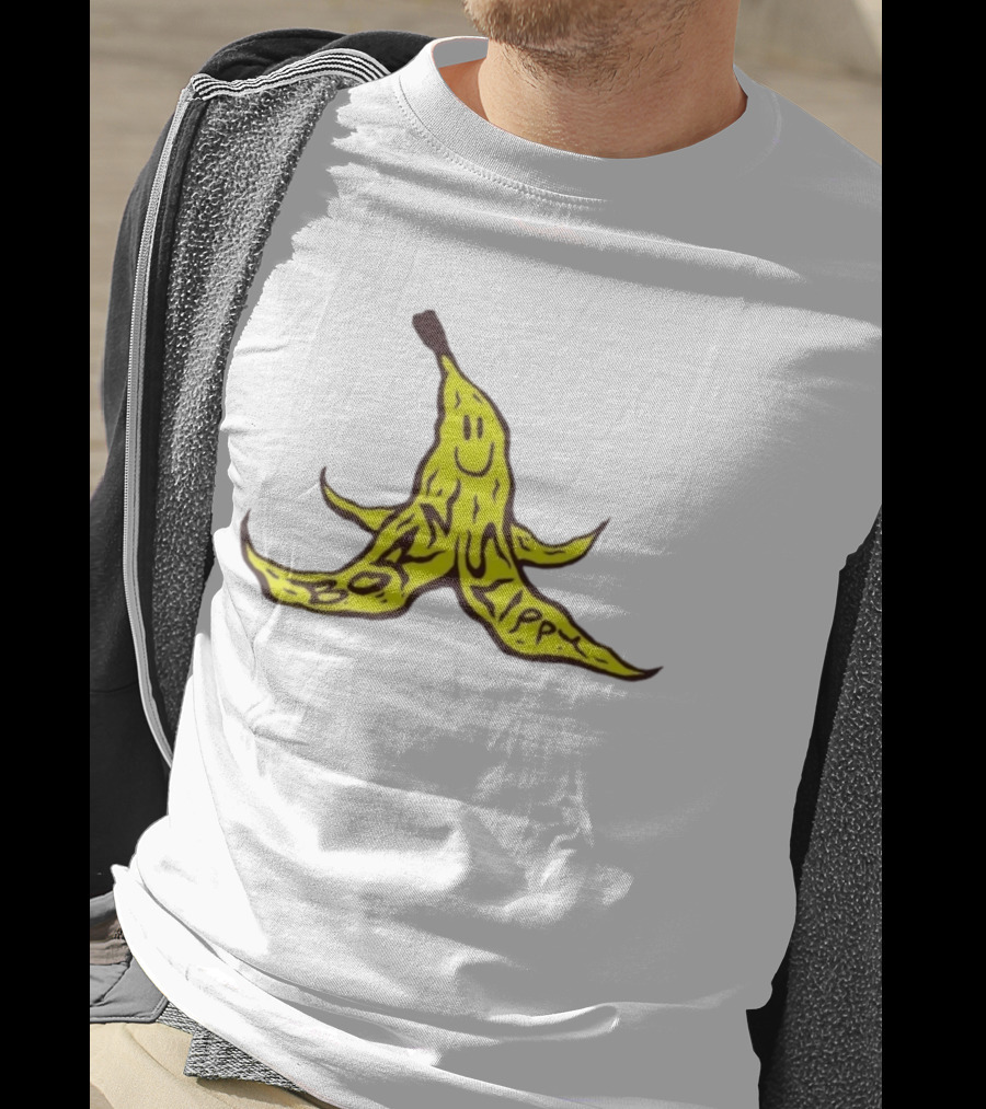 Born Slippy Banana Happy Face Icon Nostalgia T-Shirt