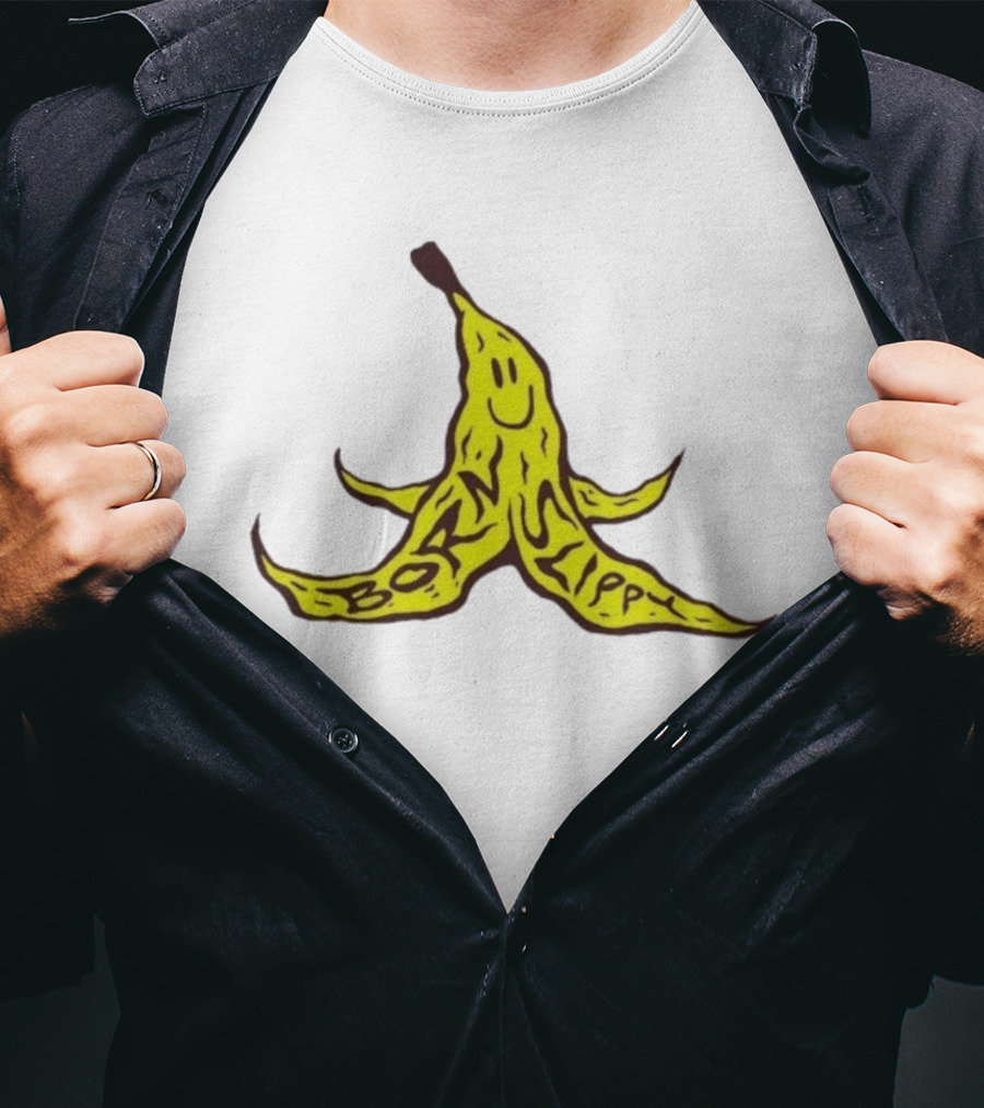 Born Slippy Banana Happy Face Icon Nostalgia T-Shirt