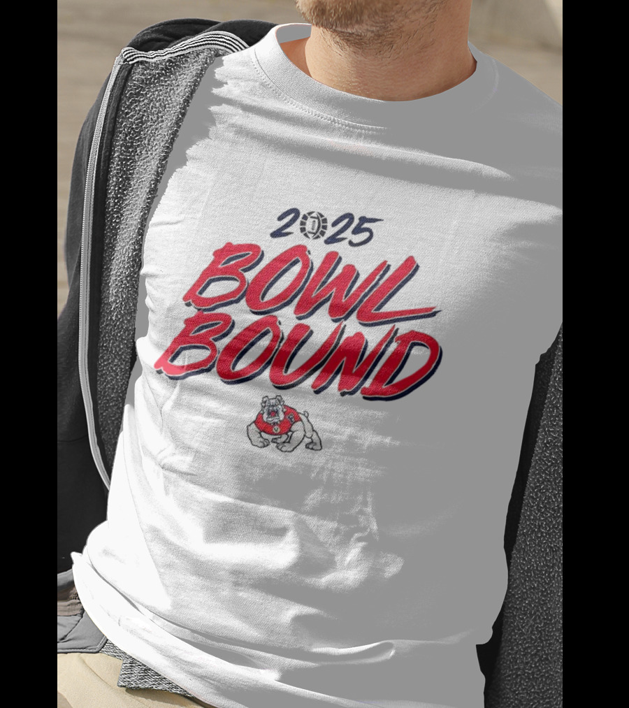 Fresno State Bulldogs 2025 Bowl Bound Football Team Spirit T-Shirt