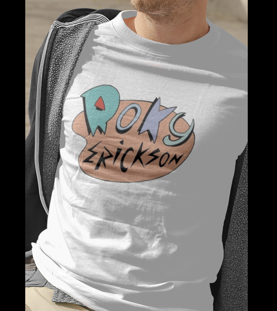 Roky Erickson Modern Life Text Art Style T-Shirt