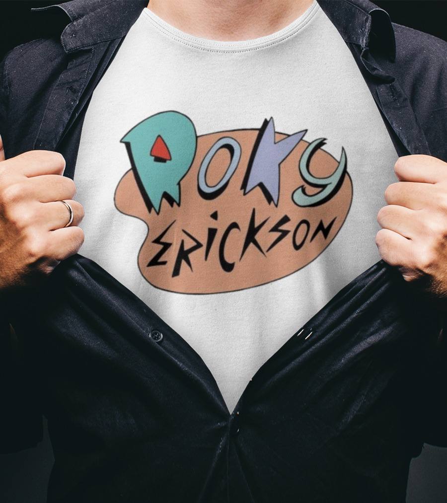 Roky Erickson Modern Life Text Art Style T-Shirt