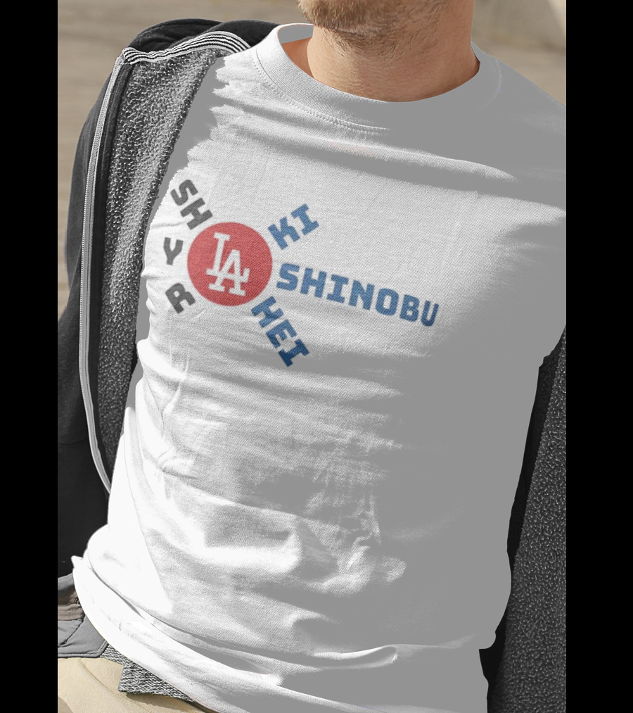 Shohei Roki Shinobu Hei LA Japan Baseball T-Shirt
