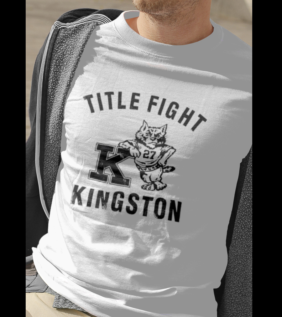 Title Fight Kingston Cat Mascot Retro Style T-Shirt