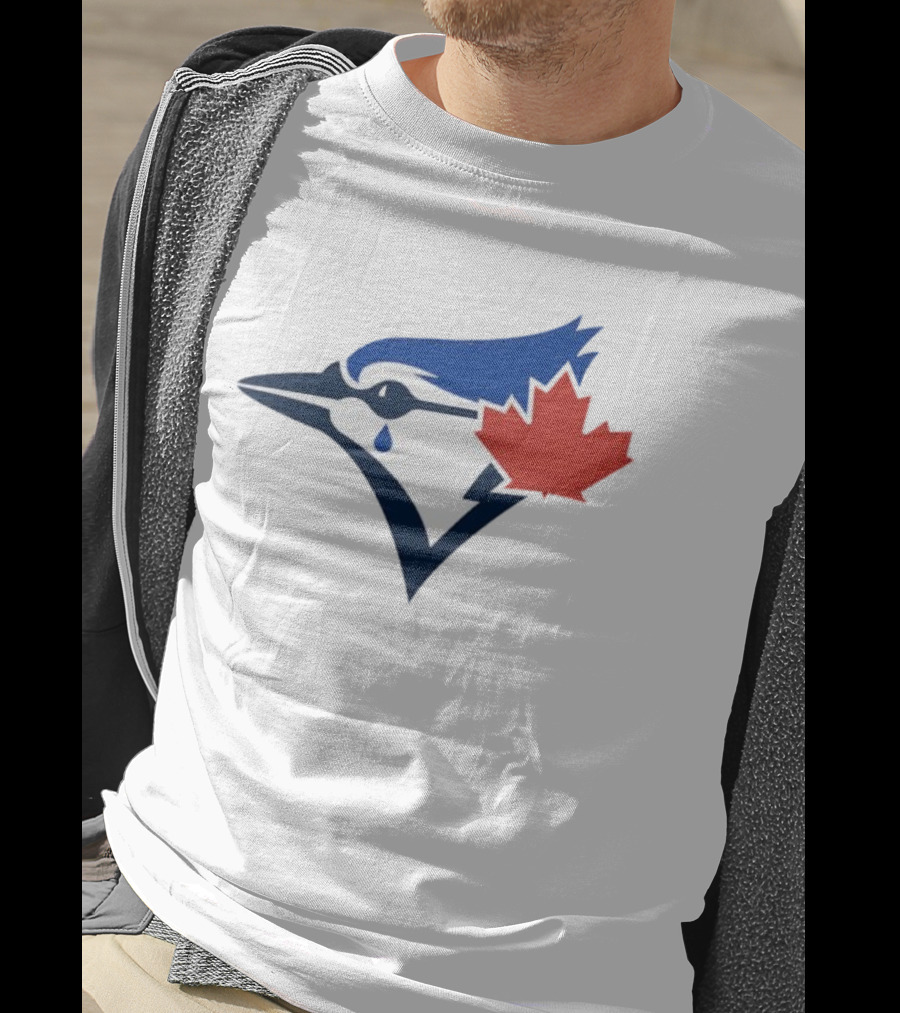 Toronto Blue Jays Maple Leaf Logo With Tear Drop T-Shirt