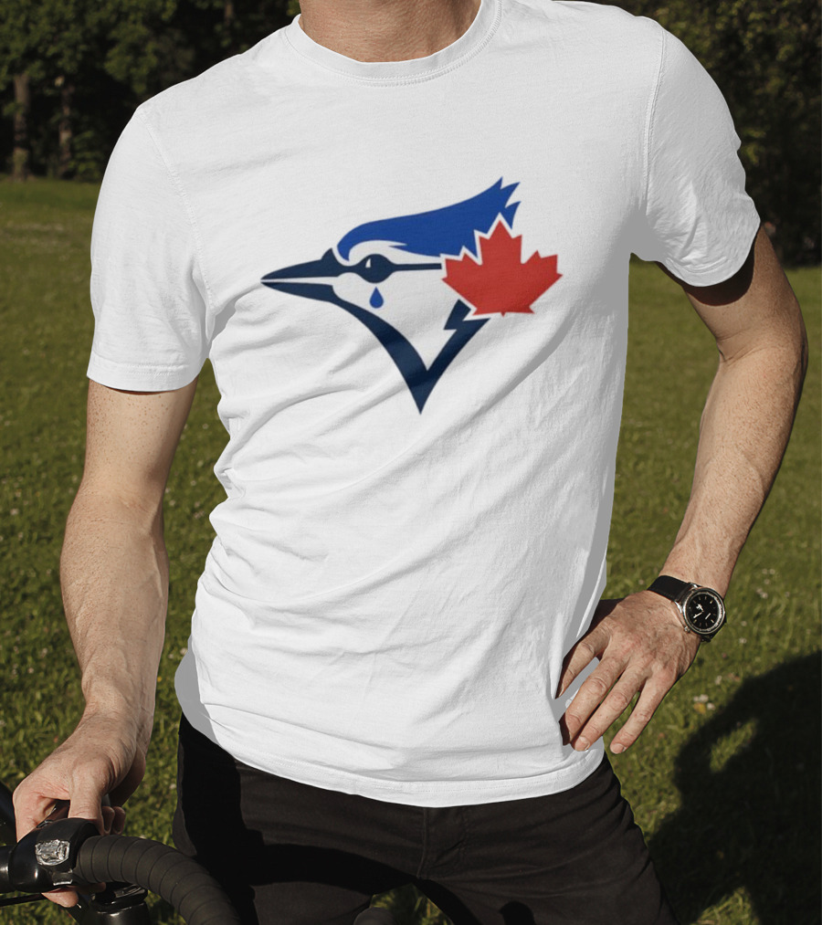 Toronto Blue Jays Maple Leaf Logo With Tear Drop T-Shirt