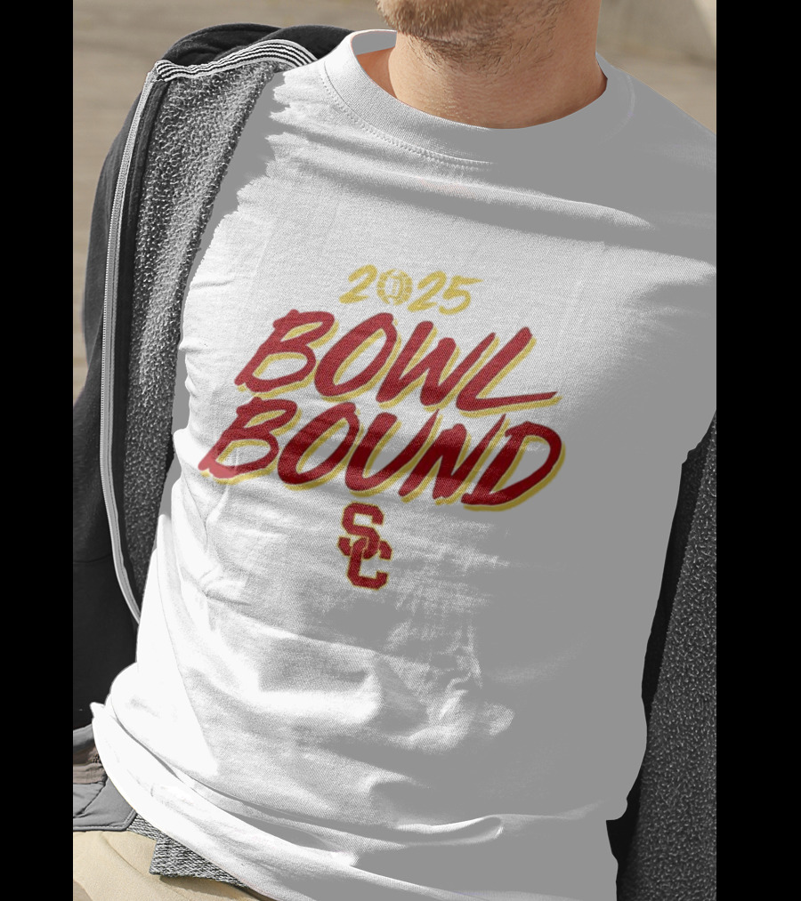 2025 USC Trojans Bowl Bound Football SC T-Shirt
