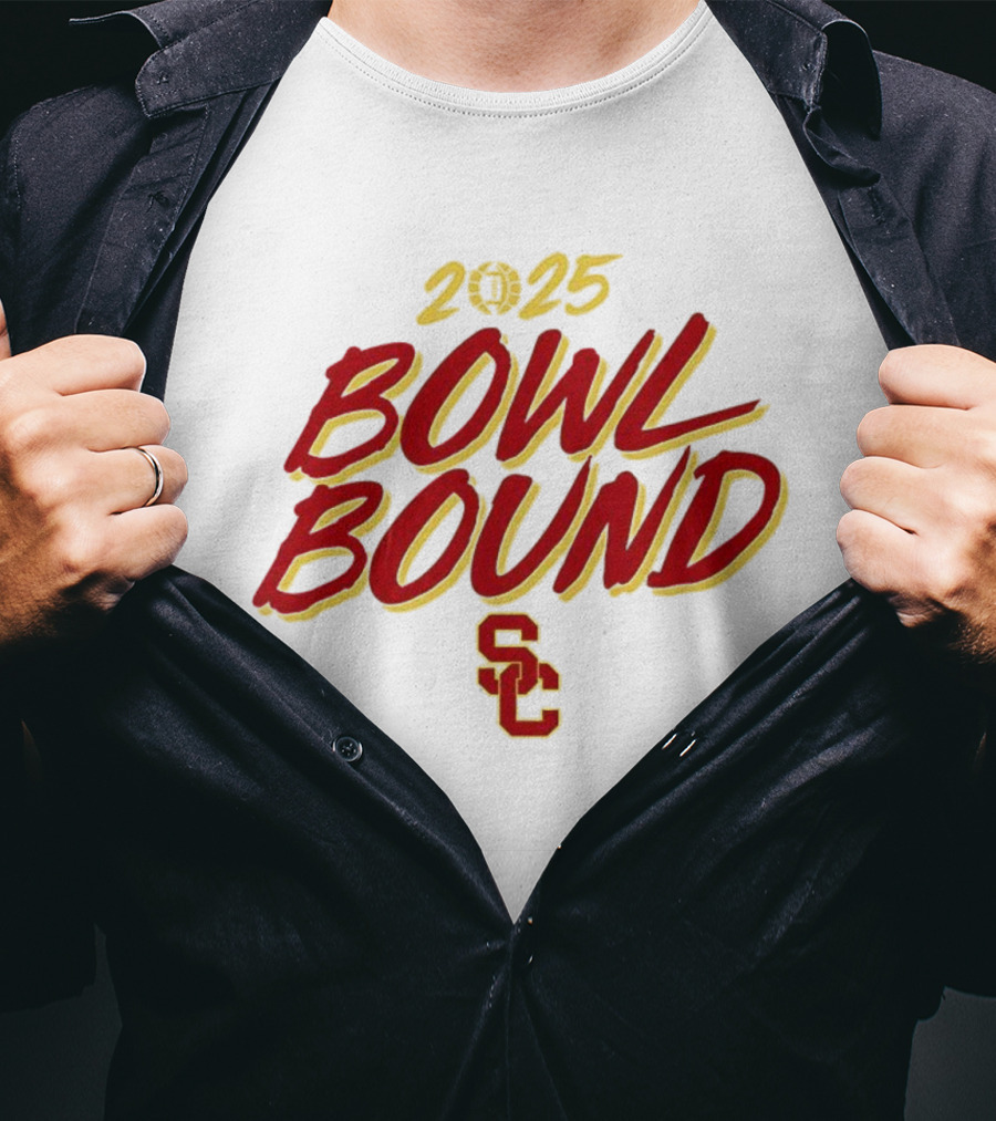 2025 USC Trojans Bowl Bound Football SC T-Shirt