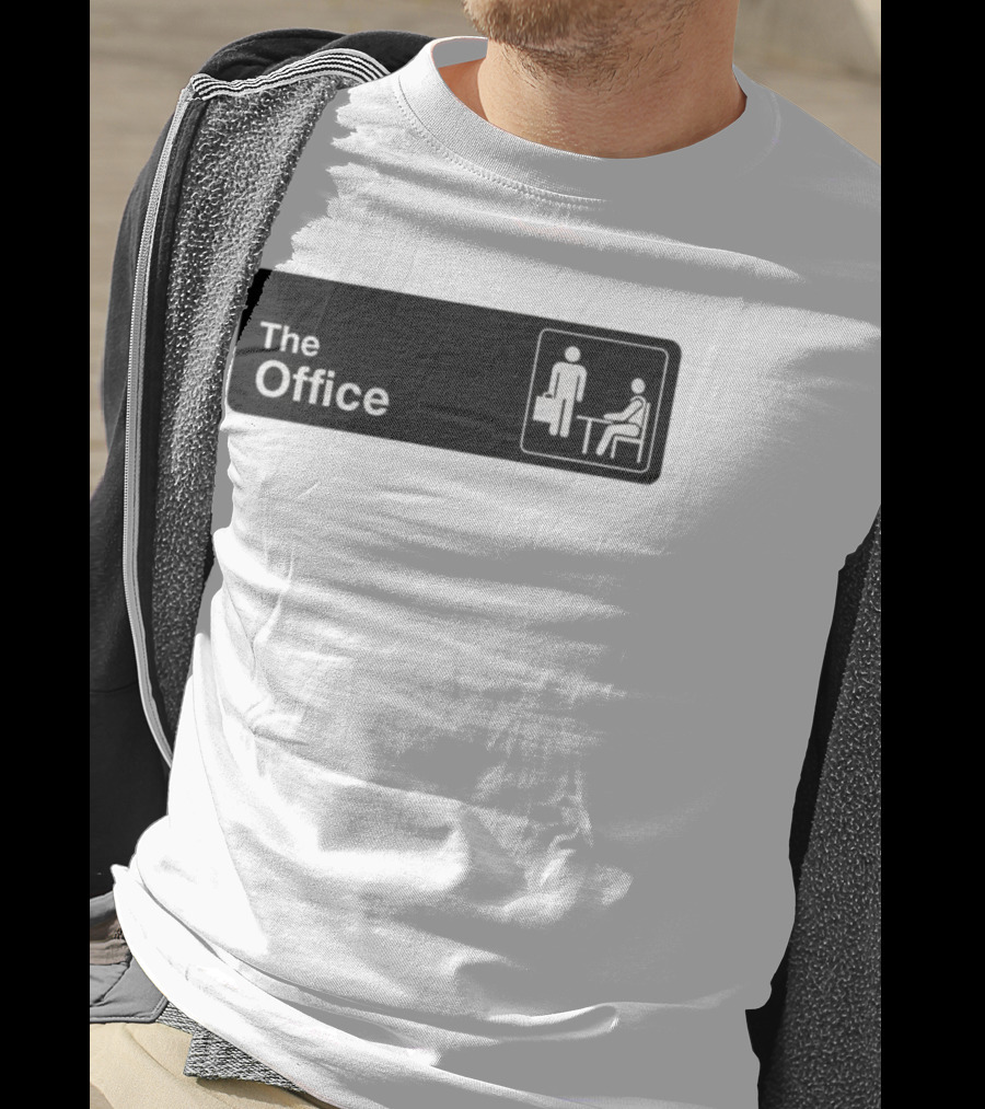 The Office Black And White Iconic Symbol Design T-Shirt