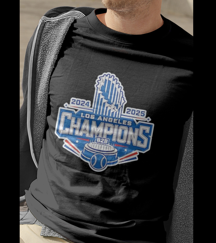 2024 2025 Los Angeles B2B Champions Baseball Cup T-Shirt