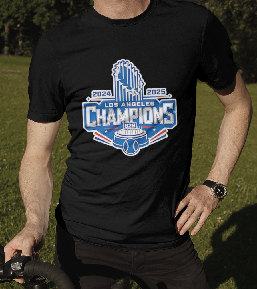 2024 2025 Los Angeles B2B Champions Baseball Cup T-Shirt