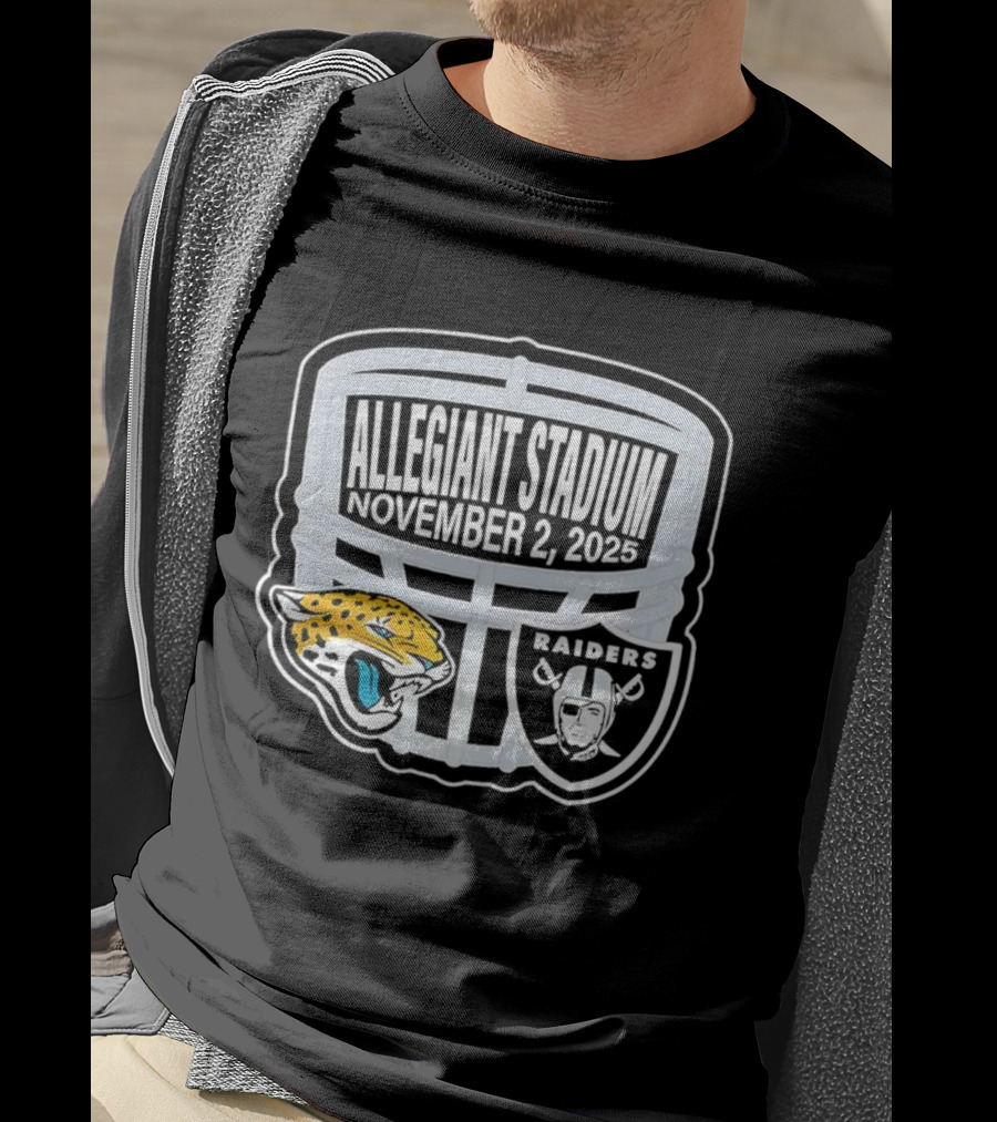 Las Vegas Raiders Vs Jacksonville Jaguars Allegiant Stadium November 2 2025 T-Shirt