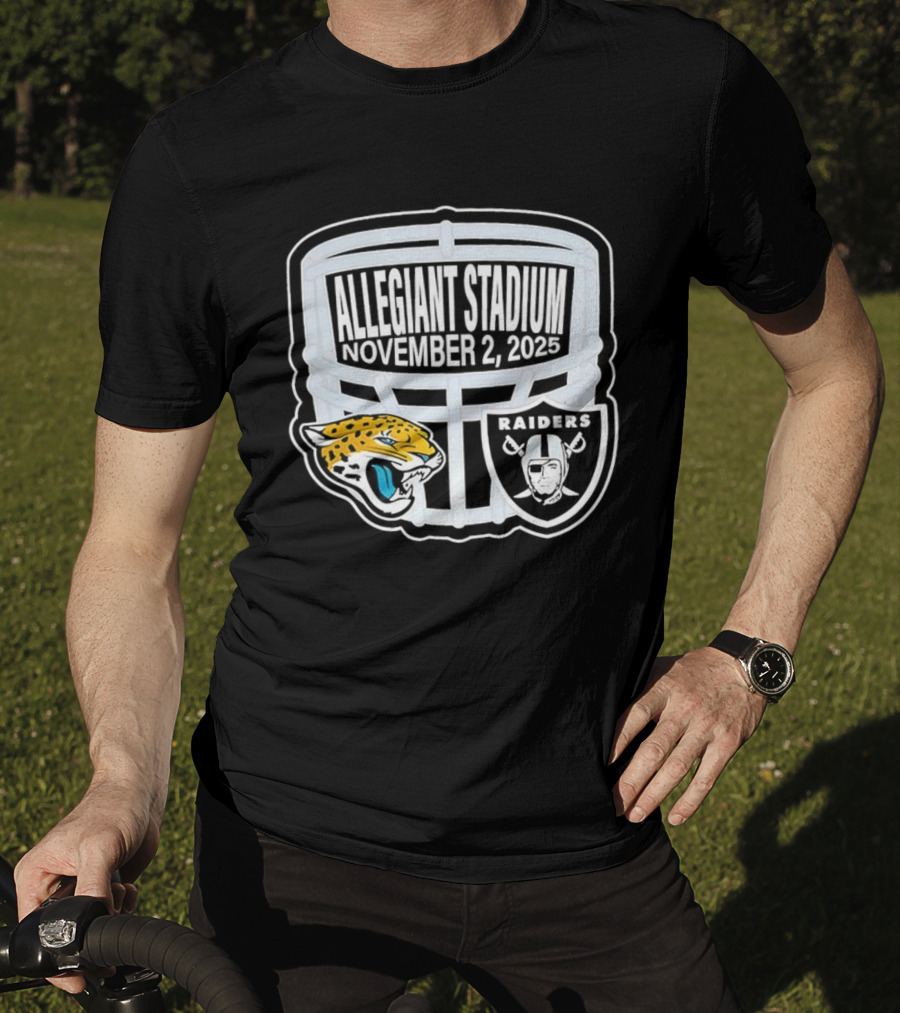 Las Vegas Raiders Vs Jacksonville Jaguars Allegiant Stadium November 2 2025 T-Shirt