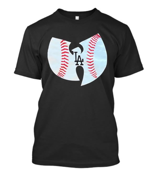Los Angeles Dodgers Wu Tang Clan Baseball Collaboration T-Shirt