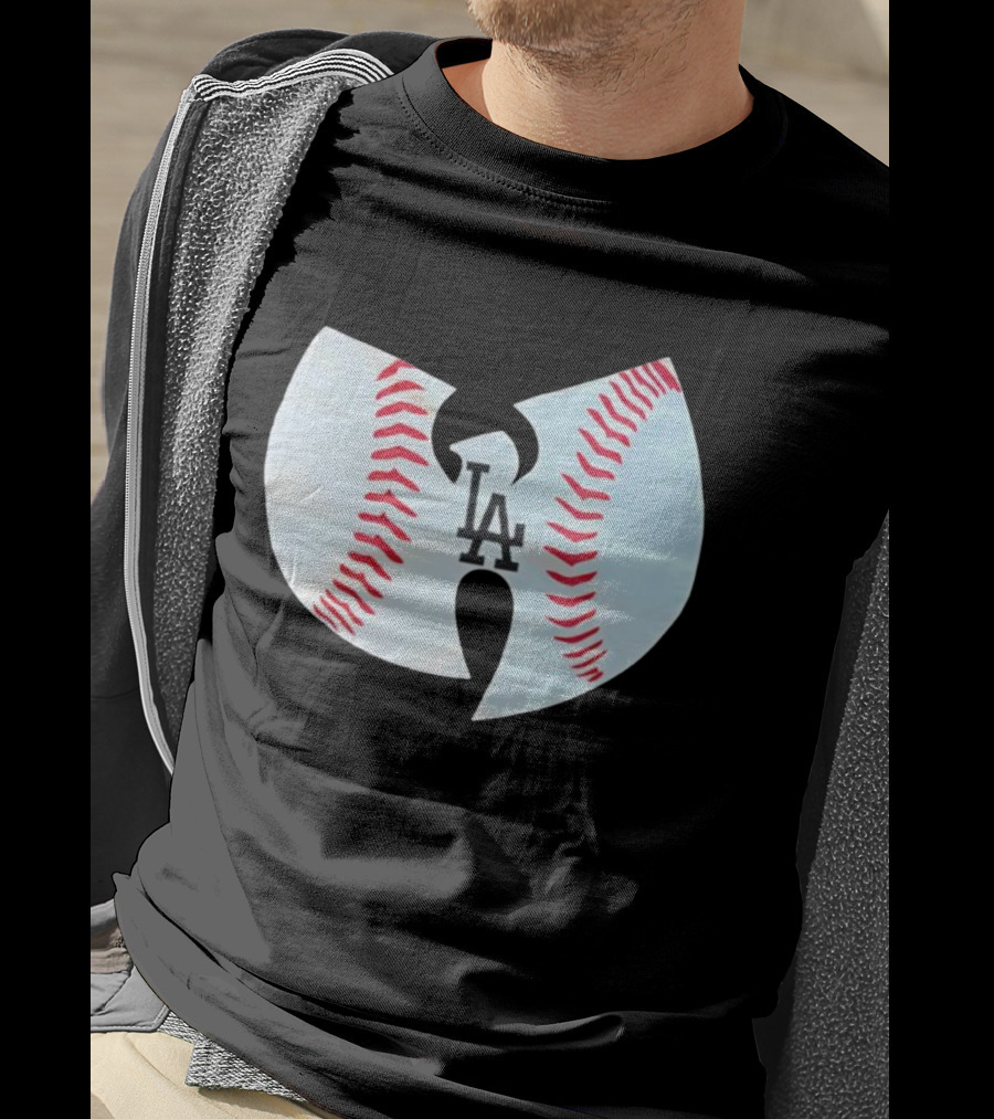 Los Angeles Dodgers Wu Tang Clan Baseball Collaboration T-Shirt