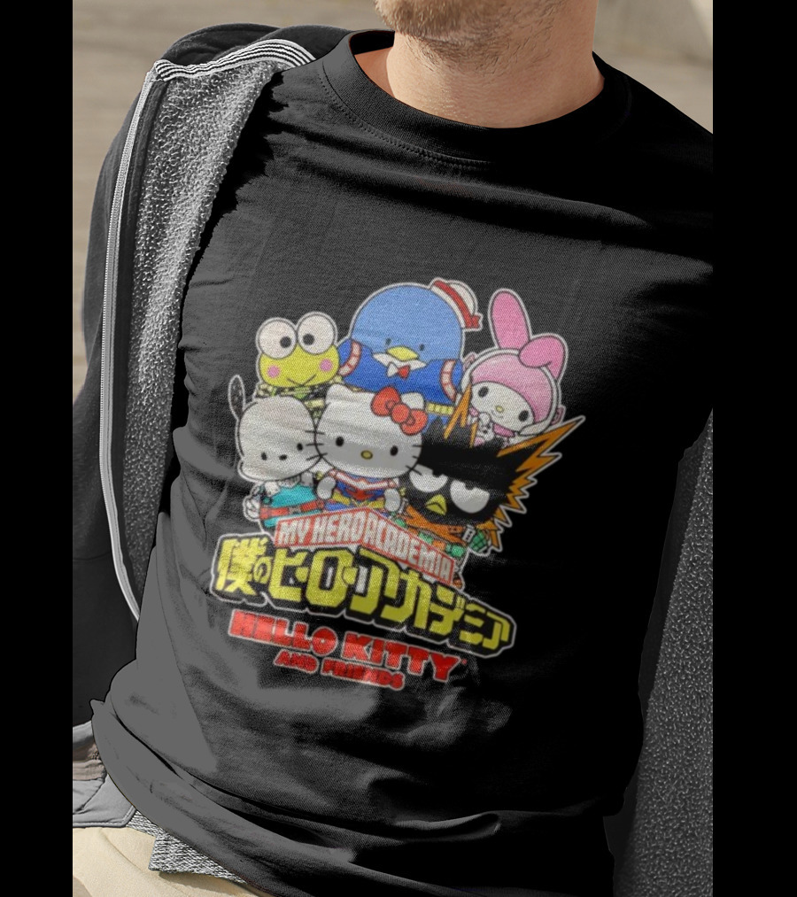 My Hero Academia Boku No Hiro Akademia Hello Kitty And Friends T-Shirt