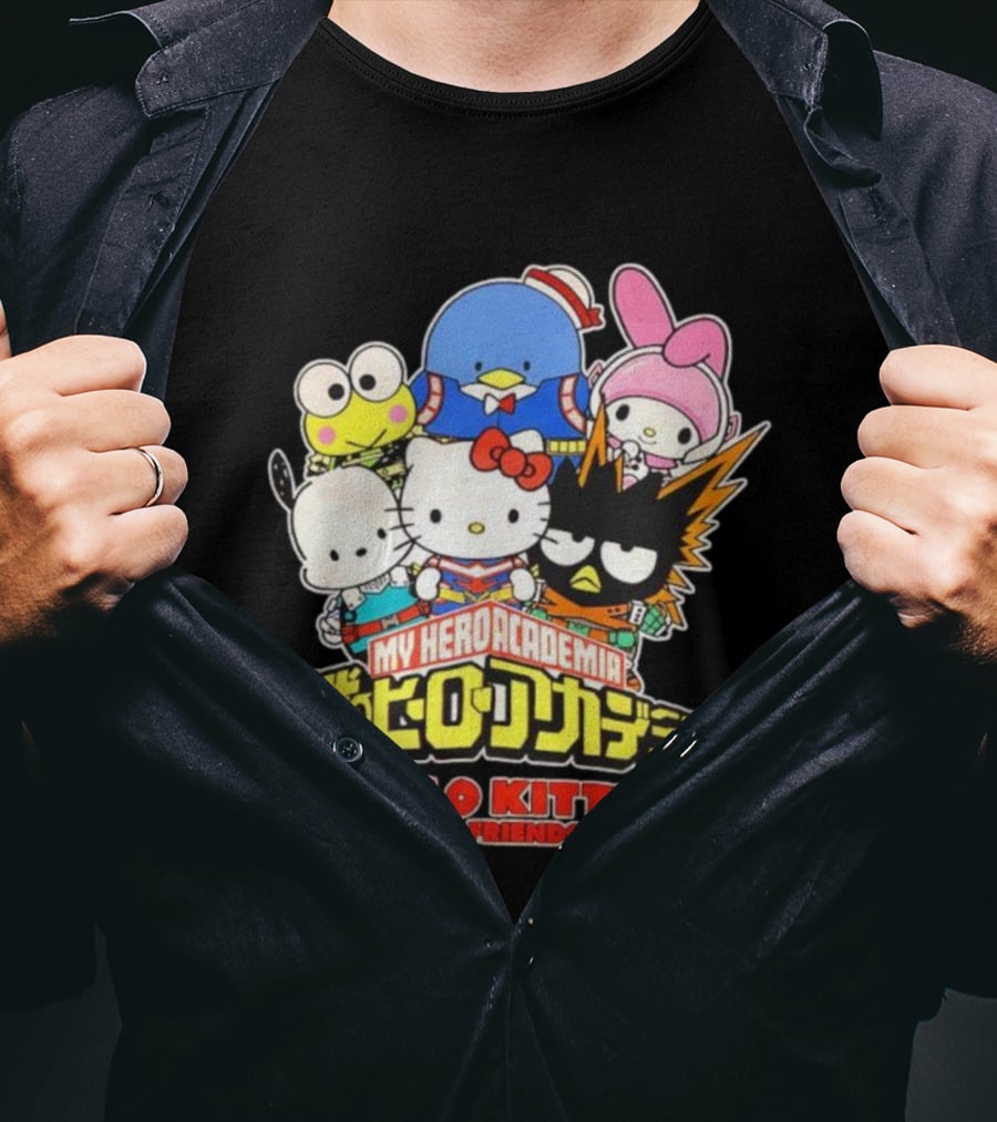 My Hero Academia Boku No Hiro Akademia Hello Kitty And Friends T-Shirt