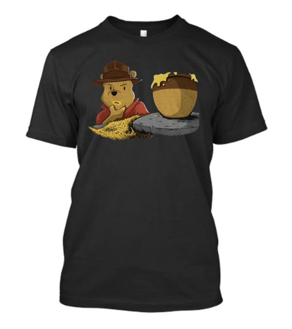 Winnie The Pooh Indiana Jones Raider Of The Bad Honey Adventure T-Shirt