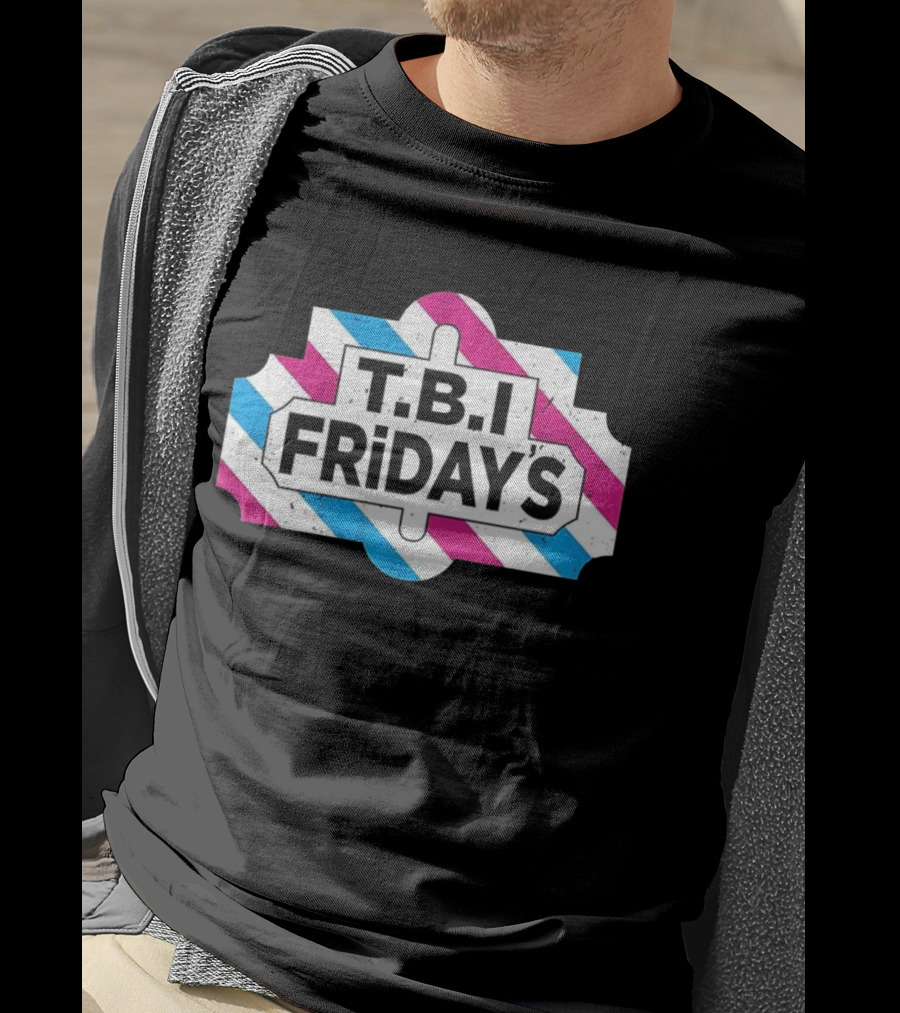 T.B.I Friday's Transgender Pride Flag T-Shirt