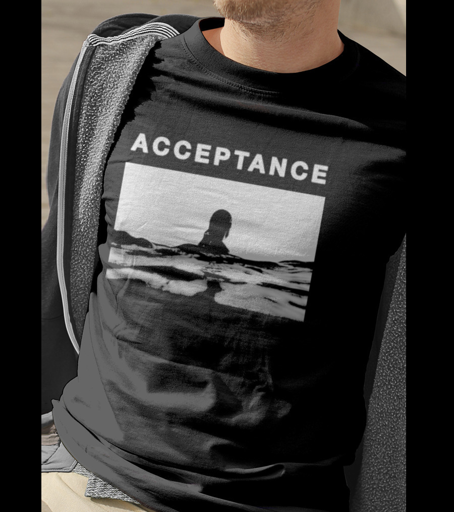 ACCEPTANCE Wild Free Ocean Silhouette T-Shirt