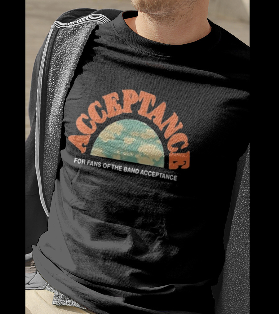 ACCEPTANCE Clouds Logo For Fans Of The Band Acceptance T-Shirt