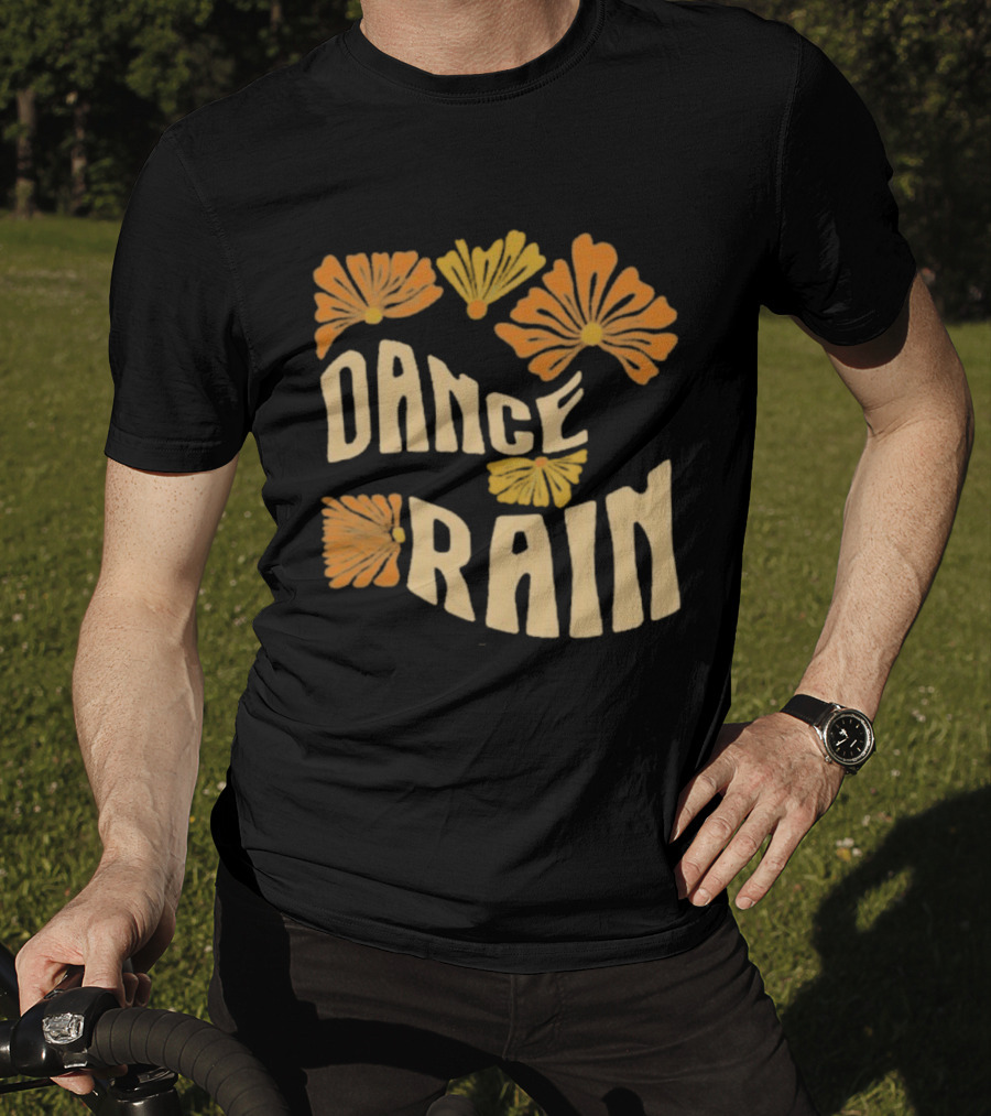 Charles Wesley Godwin Dance Rain Floral Pattern T-Shirt