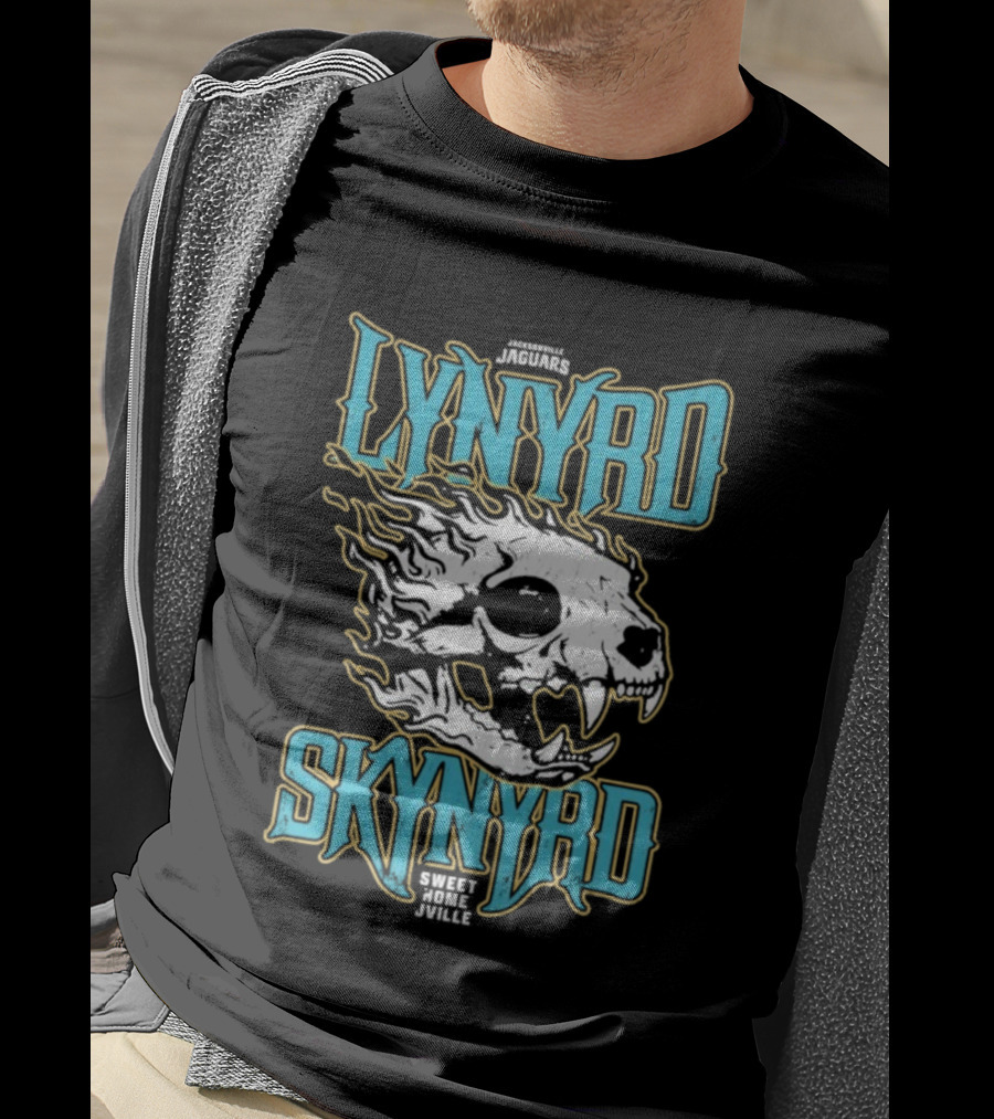 Jacksonville Jaguars Lynyrd Skynyrd Sweet Home Jville Football Collaboration T-Shirt